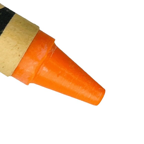 Ultra Yellow Crayola Crayon Fluorescent Retired Permanent Name Change Vintage - Picture 5 of 10